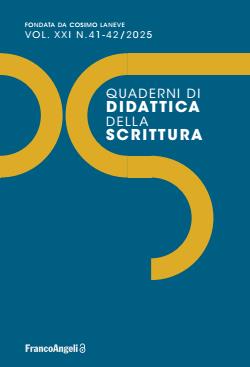 QUADERNI DI DIDATTICA DELLA SCRITTURA